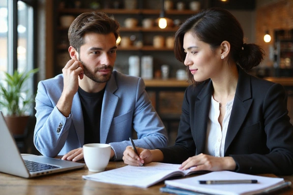 Career coaching session